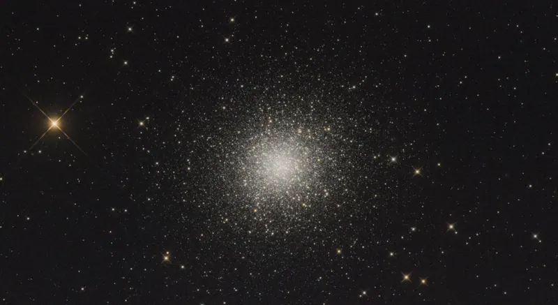 Sternhaufen in einer astronomischen Detailaufnahme
